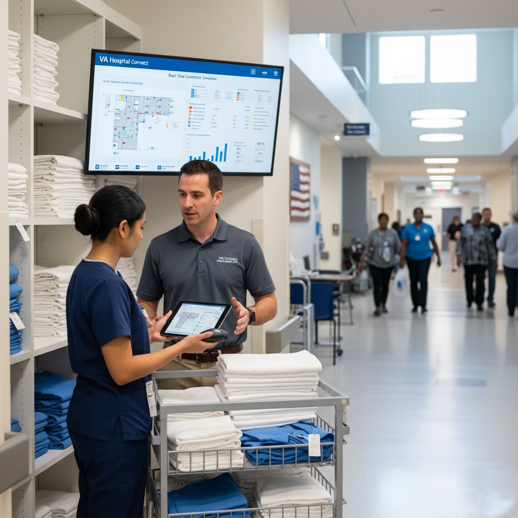 A major VA hospital was facing inconsistent linen availability and quality, impacting patient care.